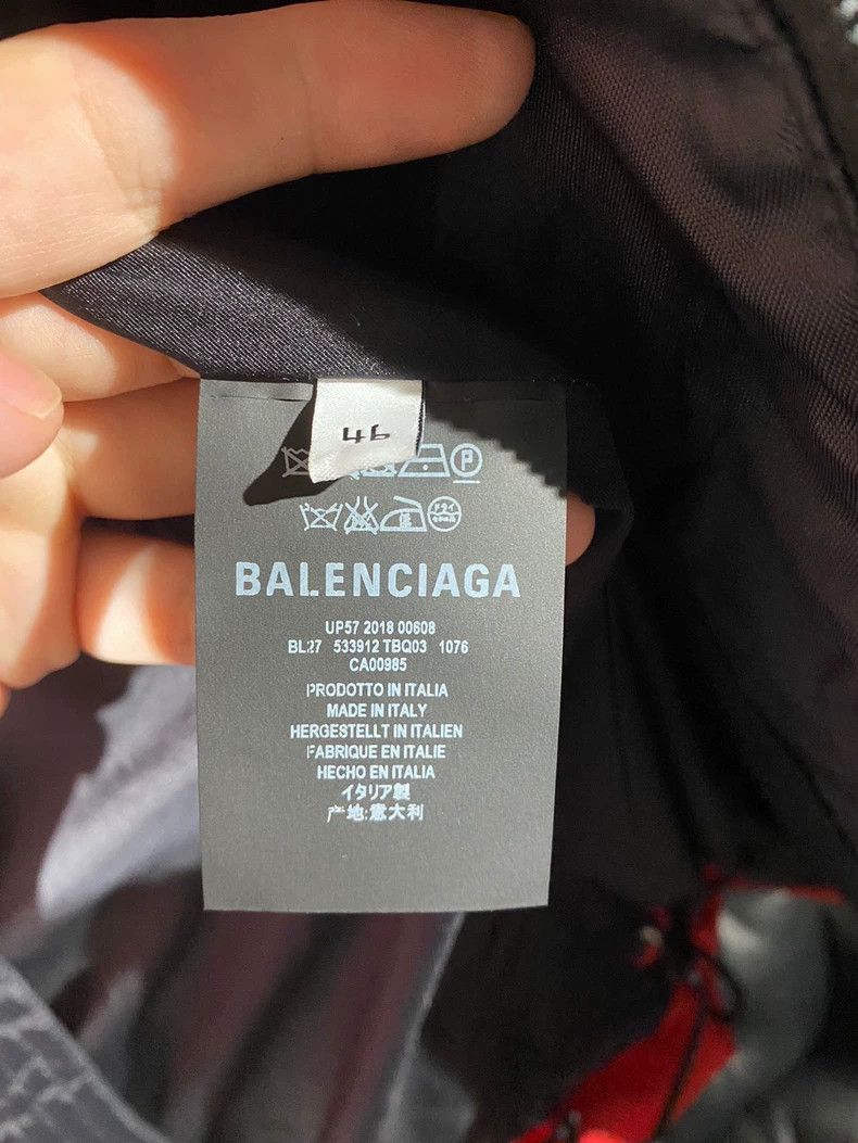 Balenciaga Balenciaga Men's Striped Down Jacket Size US L / EU 52-54 / 3 - 7 Thumbnail