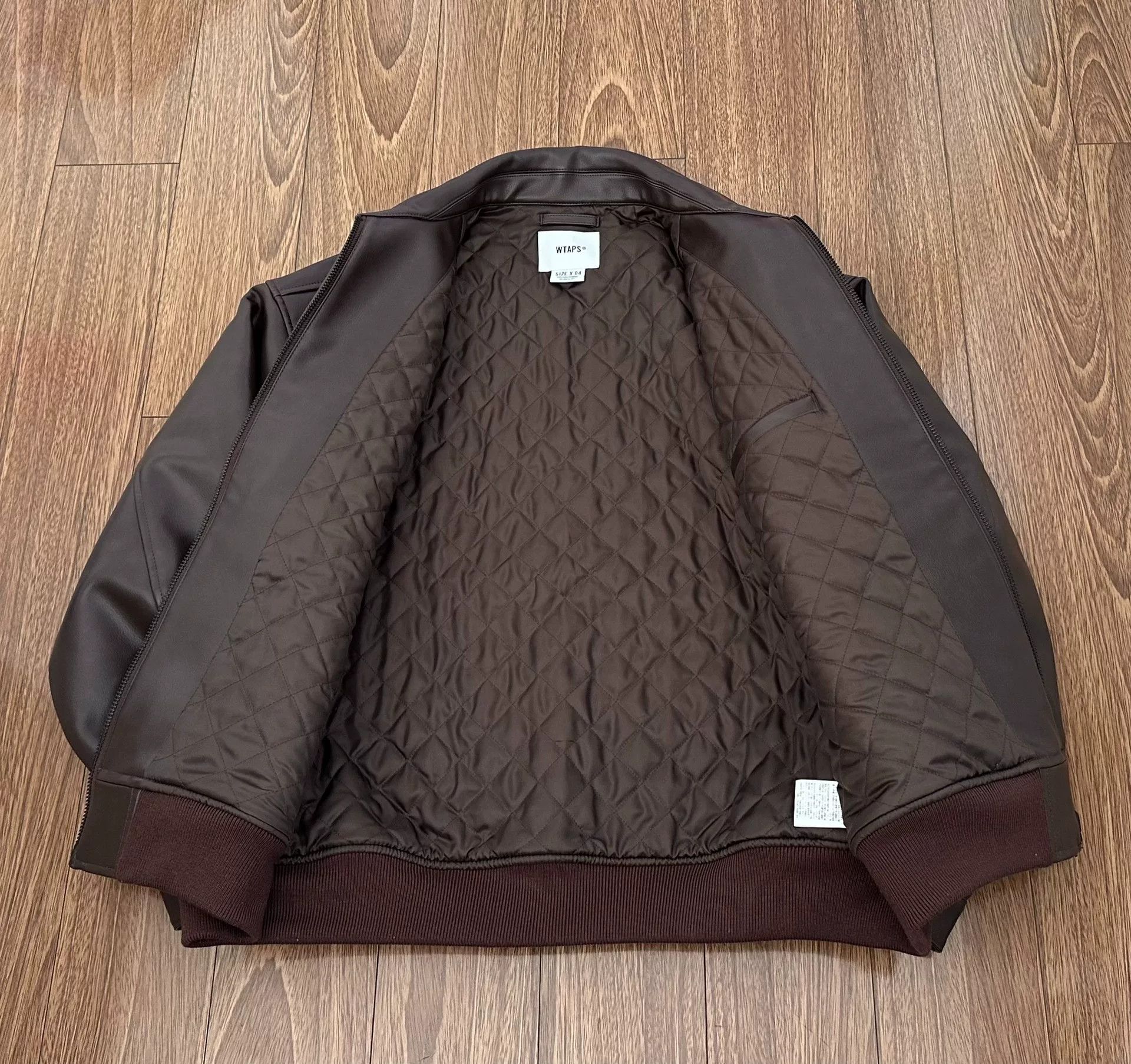 Wtaps WTAPS JFW-01 Synthetic Leather Jacket Size US XL / EU 56 / 4 - 3 Thumbnail