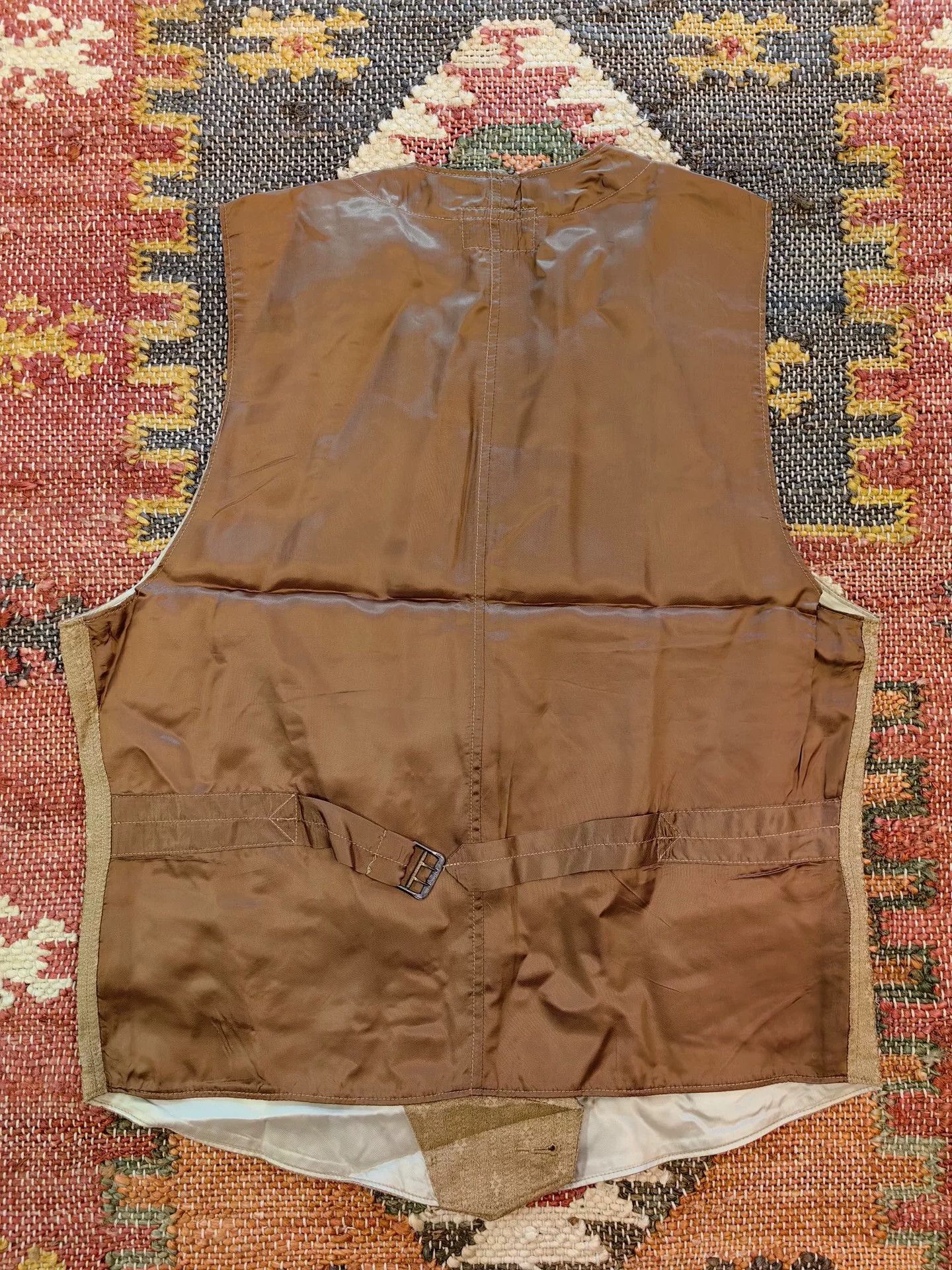 RRL Ralph Lauren RRL Cotton Silk Jacquard Western Vest Size US M / EU 48-50 / 2 - 2 Thumbnail