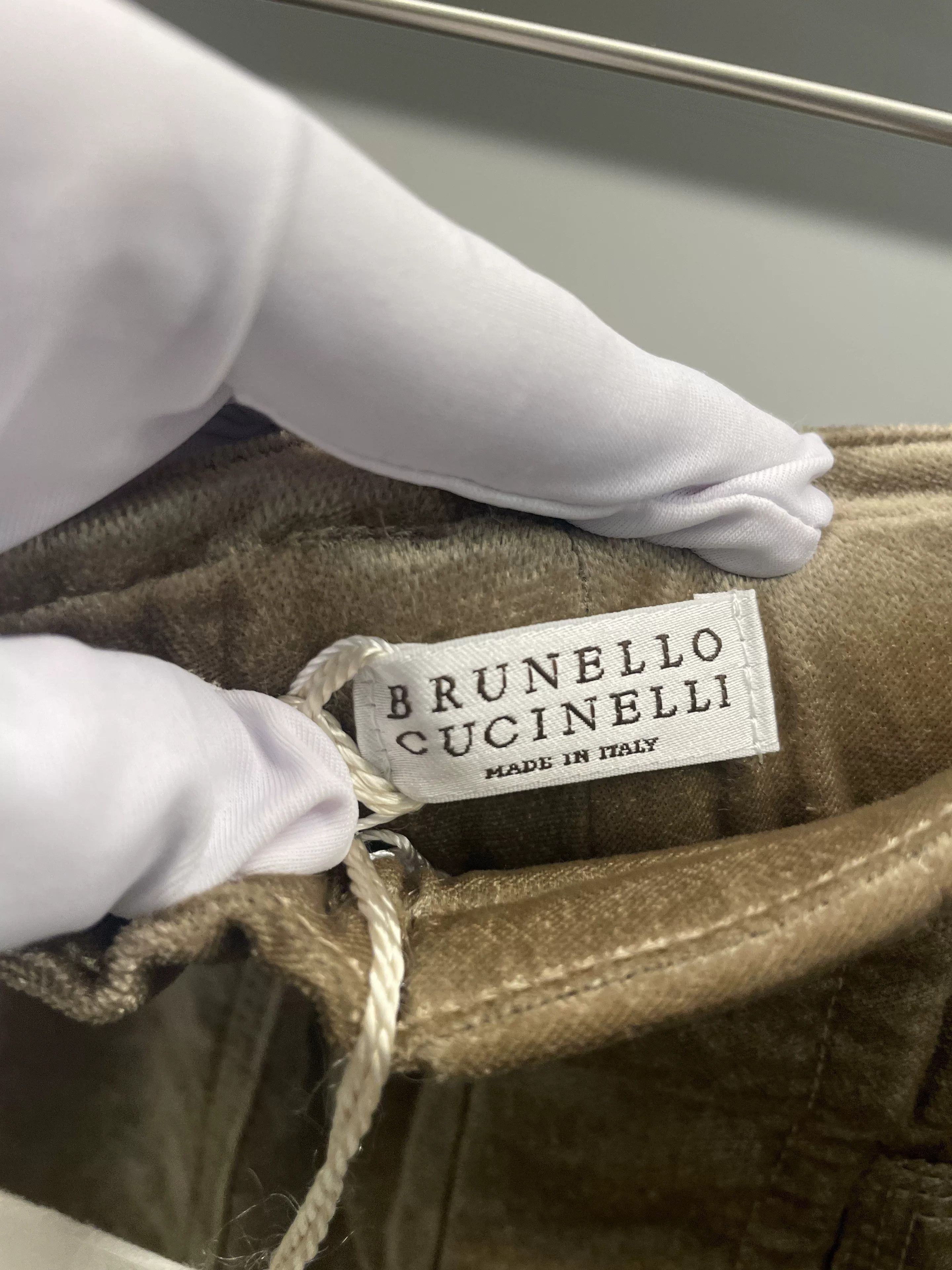 Brunello Cucinelli brunello cucinelli army green pants size f34 Size US 34 / EU 50 - 5 Thumbnail