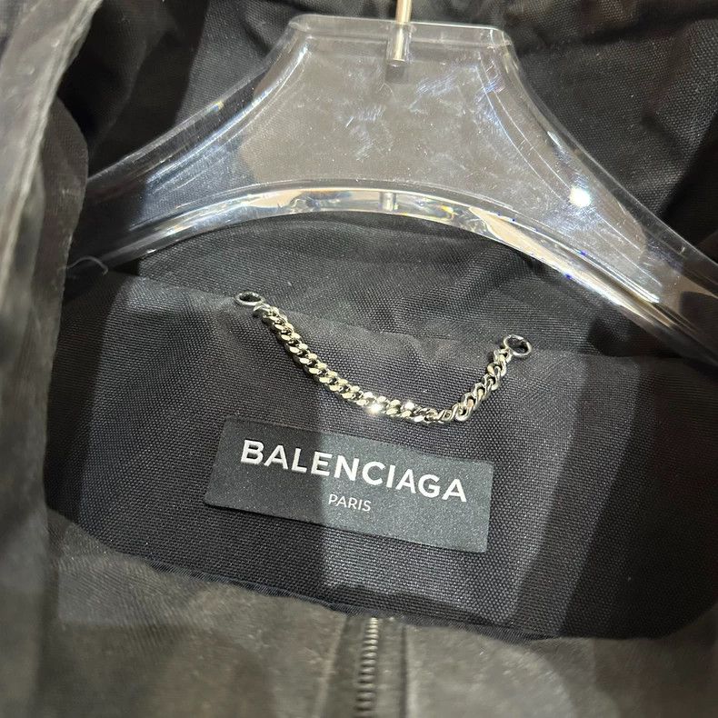 Balenciaga Balenciaga FW21 Solid Zip Parka Coat Size US XL / EU 56 / 4 - 5 Thumbnail