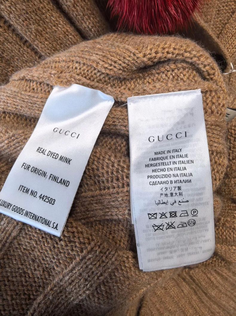 Gucci Gucci Fox Fur Collar Long Sweater M Size US M / EU 48-50 / 2 - 7 Thumbnail