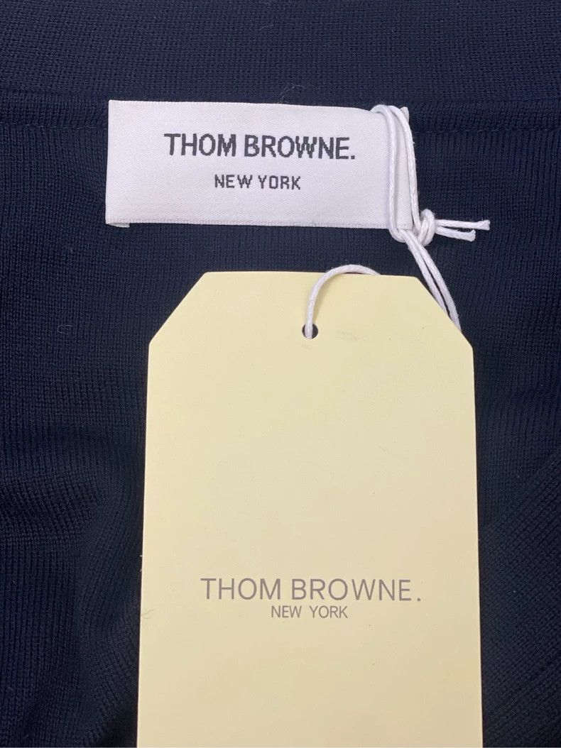 Thom Browne Thom Browne Navy Wool Knit Cardigan Size US S / EU 44-46 / 1 - 2 Thumbnail