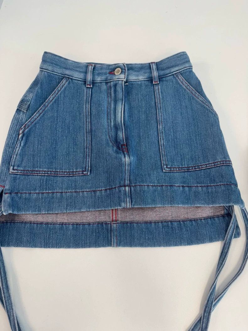 Loewe LOEWE Denim Paneled Casual Skirt Size US 26 / EU 42 - 2 Thumbnail