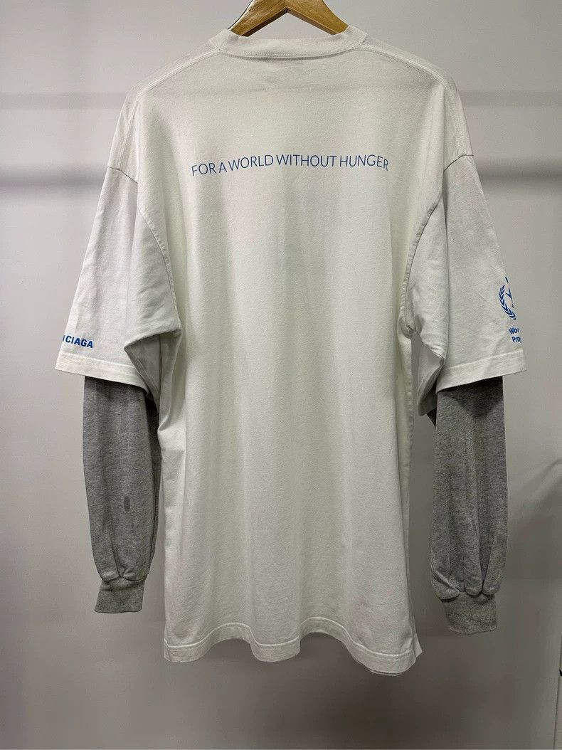 Balenciaga Balenciaga World Food Programme Layered Sweatshirt Size US S / EU 44-46 / 1 - 2 Thumbnail