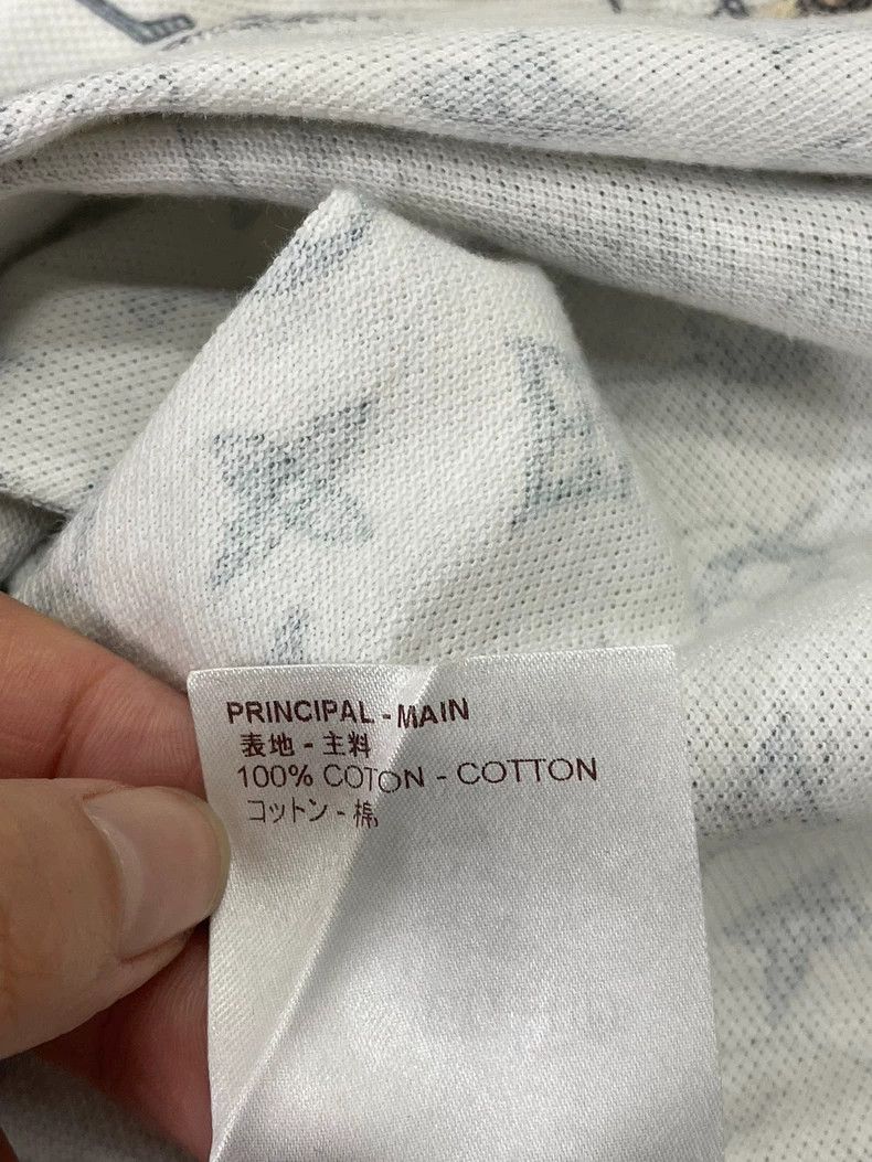 Louis Vuitton Louis Vuitton White Logo Animal Print Polo Size US XS / EU 42 / 0 - 6 Thumbnail