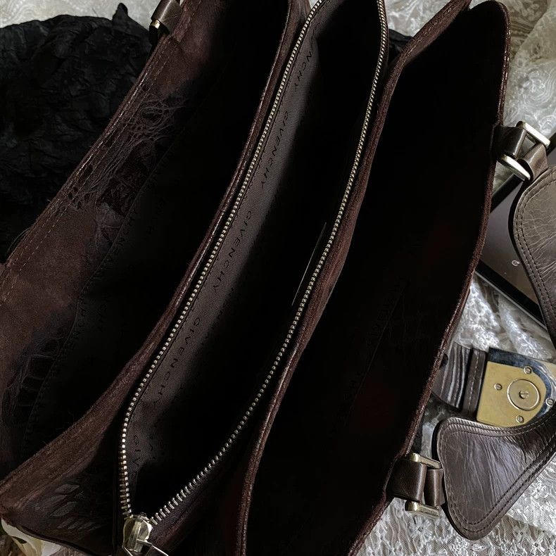 Givenchy Givenchy Vintage Crocodile Embossed Suede Bag Size ONE SIZE - 5 Thumbnail