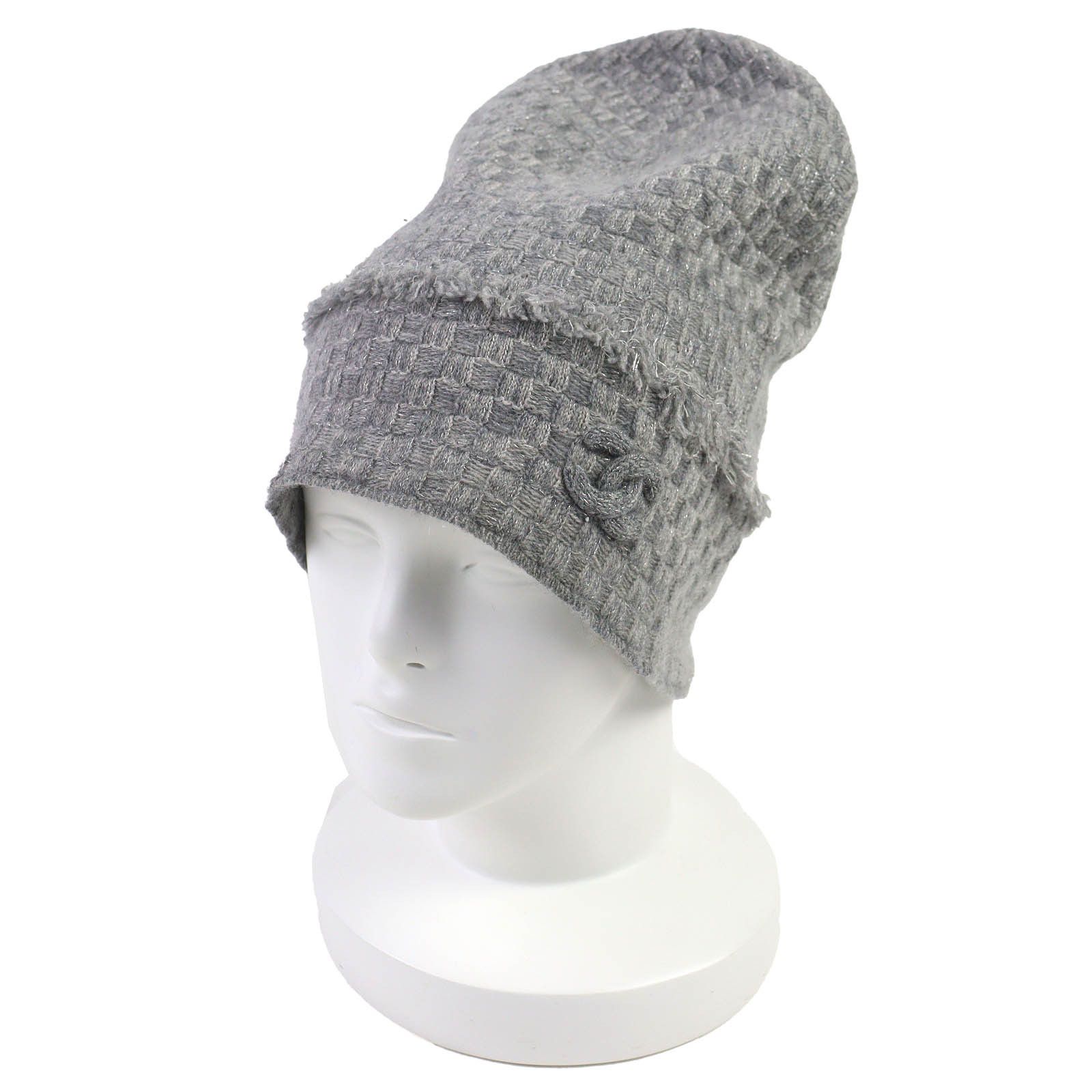 Chanel Chanel Chanel COCO Mark Cashmere Knit Cap Others Hats DUTY FREE for USA Size ONE SIZE - 3 Thumbnail