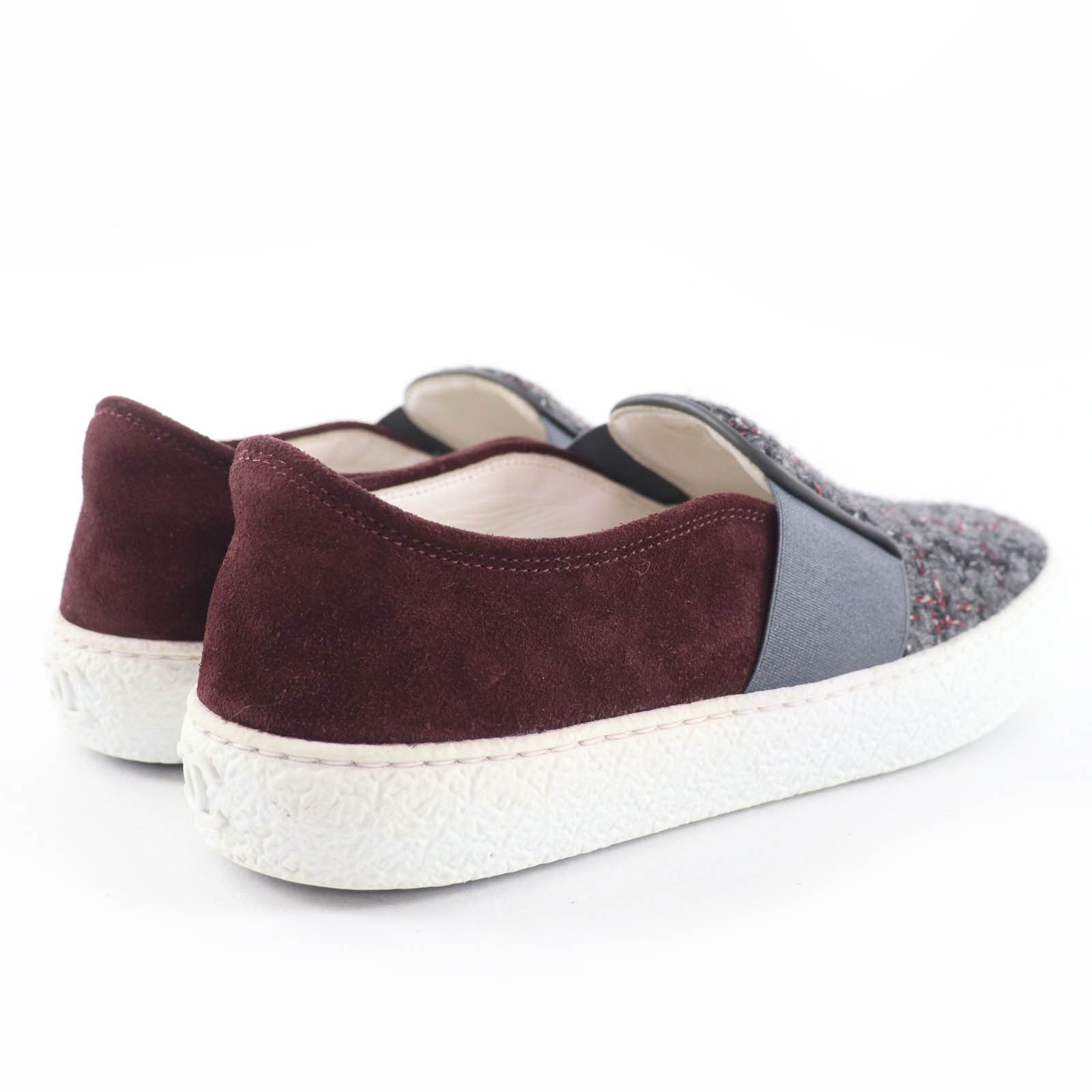 Chanel Chanel Chanel COCO Mark Tweed Suede Sneakers Suede Shoes G31713 DUTY FREE for USA Size ONE SIZE - 3 Thumbnail