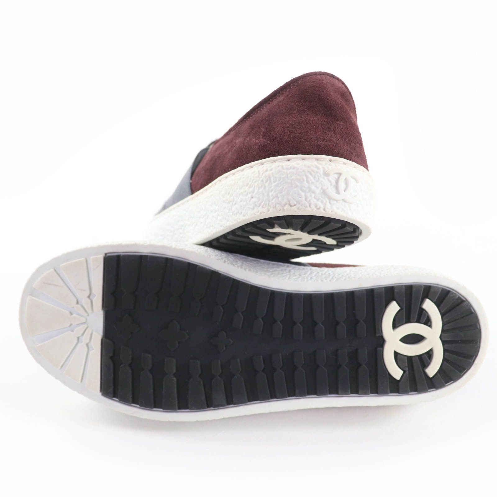 Chanel Chanel Chanel COCO Mark Tweed Suede Sneakers Suede Shoes G31713 DUTY FREE for USA Size ONE SIZE - 7 Thumbnail
