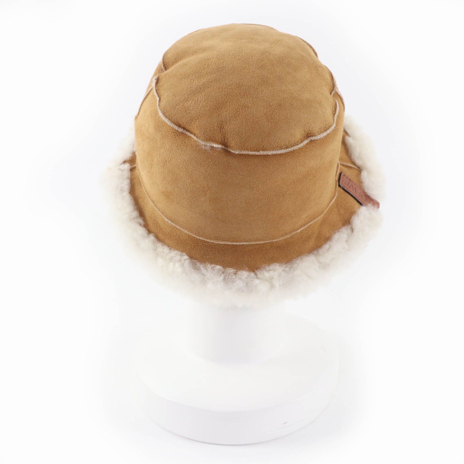 Loewe Loewe Loewe Logo Lamb leather Bucket Hat Leather Hats DUTY FREE for USA Size ONE SIZE - 4 Thumbnail