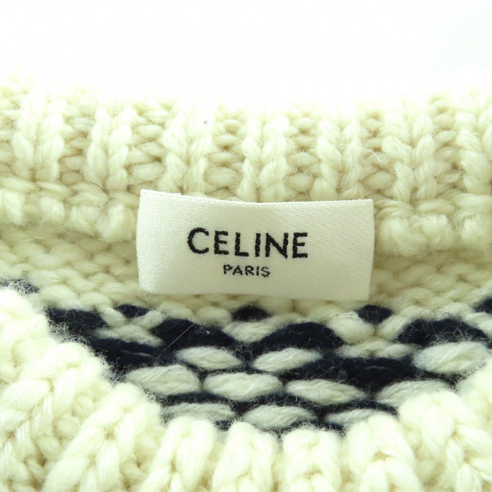 Celine Celine Celine Wool Knit Others Tops 2ADLR888Z01MA DUTY FREE for USA Size ONE SIZE - 6 Thumbnail