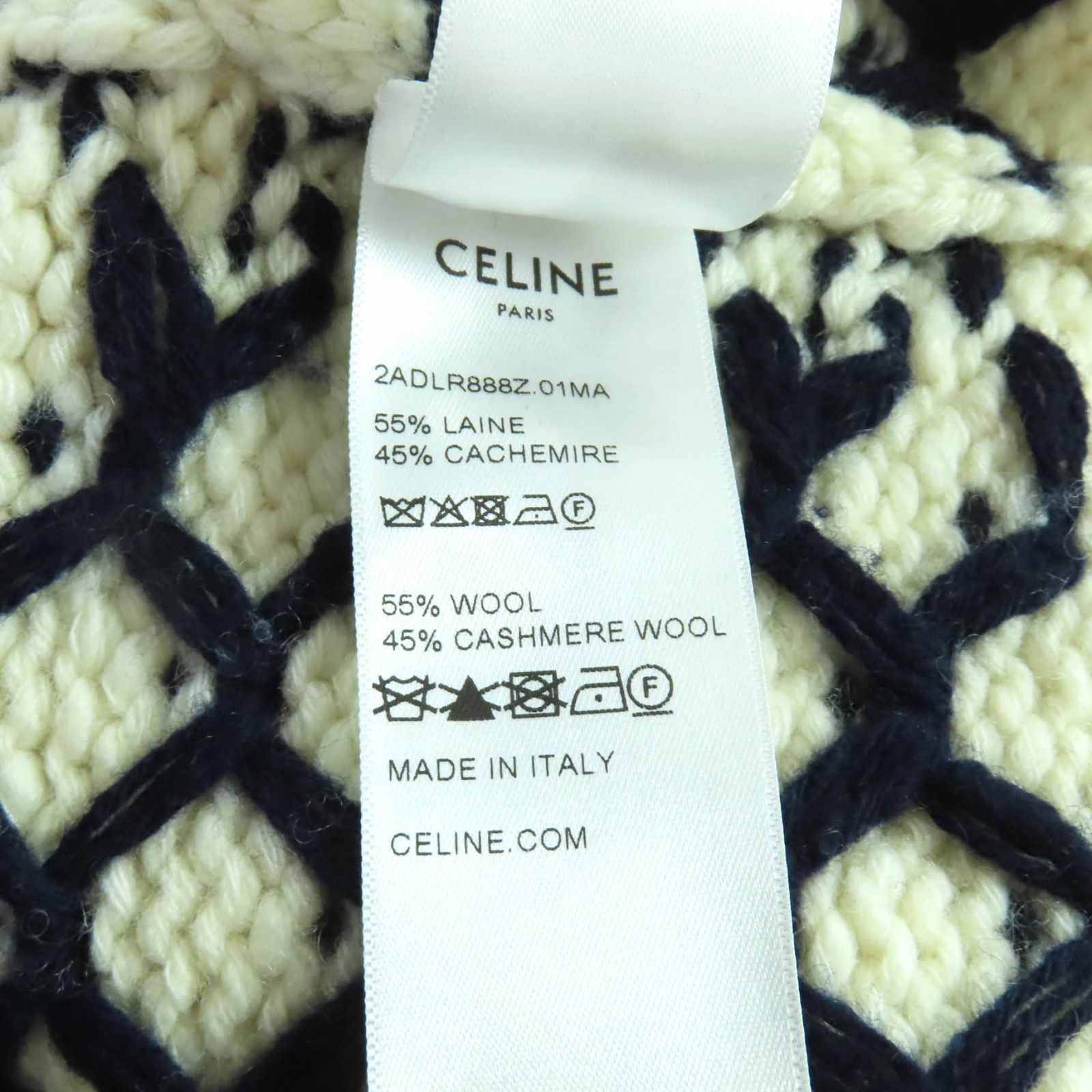 Celine Celine Celine Wool Knit Others Tops 2ADLR888Z01MA DUTY FREE for USA Size ONE SIZE - 8 Thumbnail
