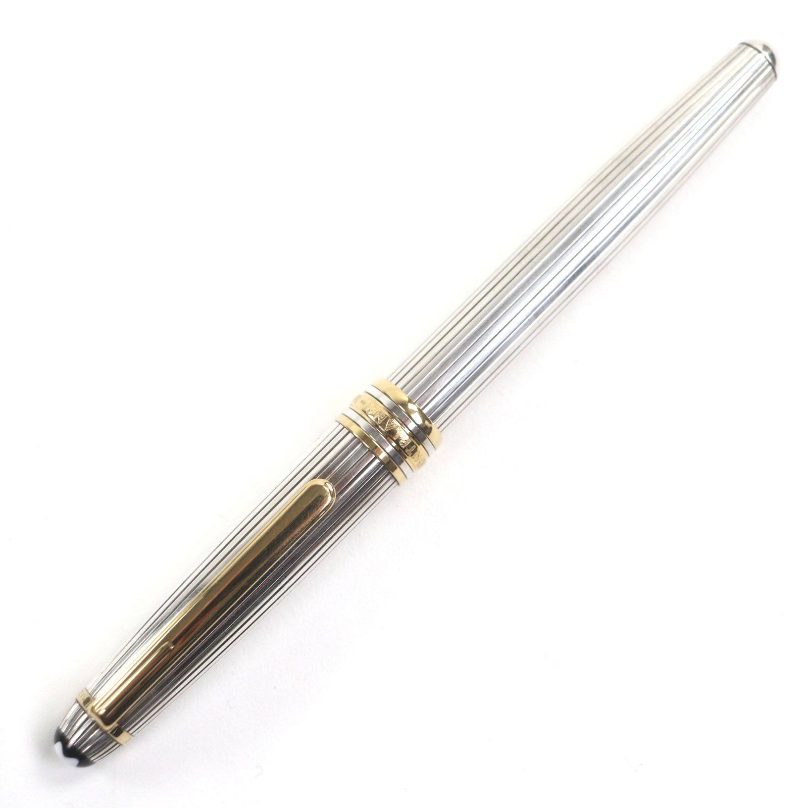 Montblanc Montblanc Montblanc Solitaire Au750 Silver Au750 Gold Fountain Pen Metal Pen DUTY FREE for USA Size ONE SIZE - 3 Thumbnail