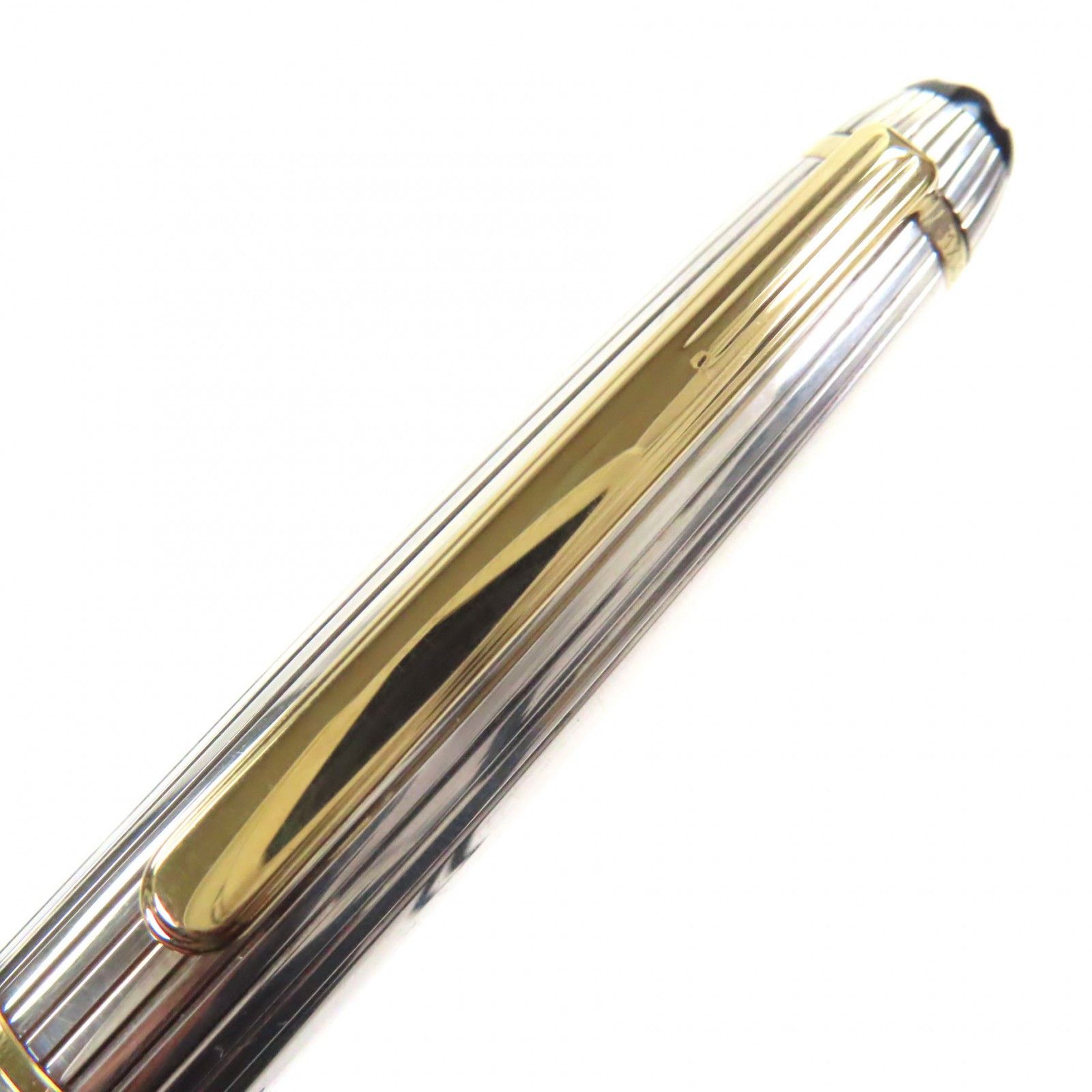 Montblanc Montblanc Montblanc Solitaire Au750 Silver Au750 Gold Fountain Pen Metal Pen DUTY FREE for USA Size ONE SIZE - 8 Thumbnail