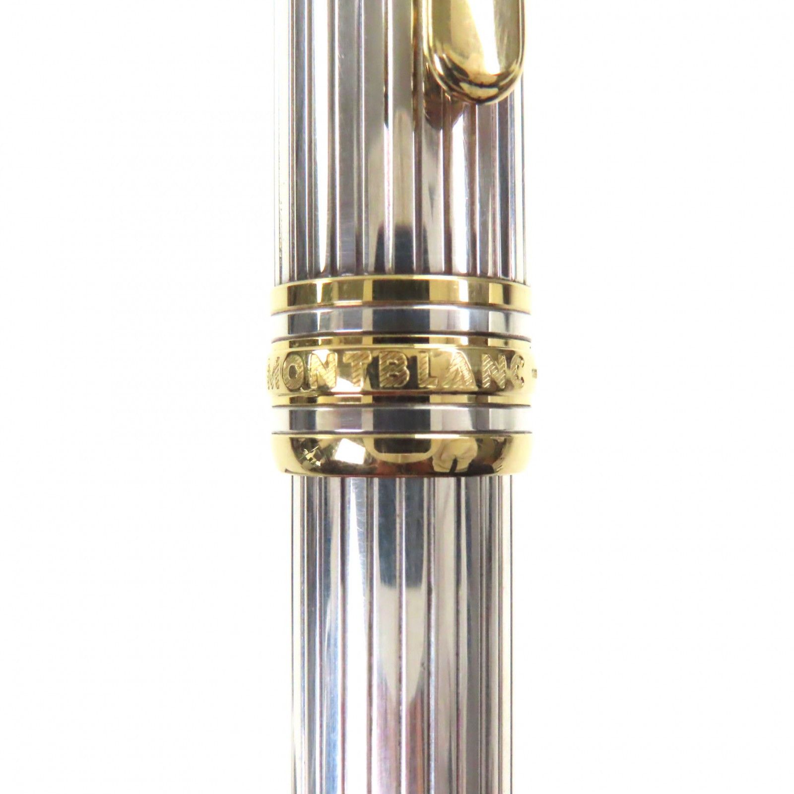 Montblanc Montblanc Montblanc Solitaire Au750 Silver Au750 Gold Fountain Pen Metal Pen DUTY FREE for USA Size ONE SIZE - 9 Thumbnail