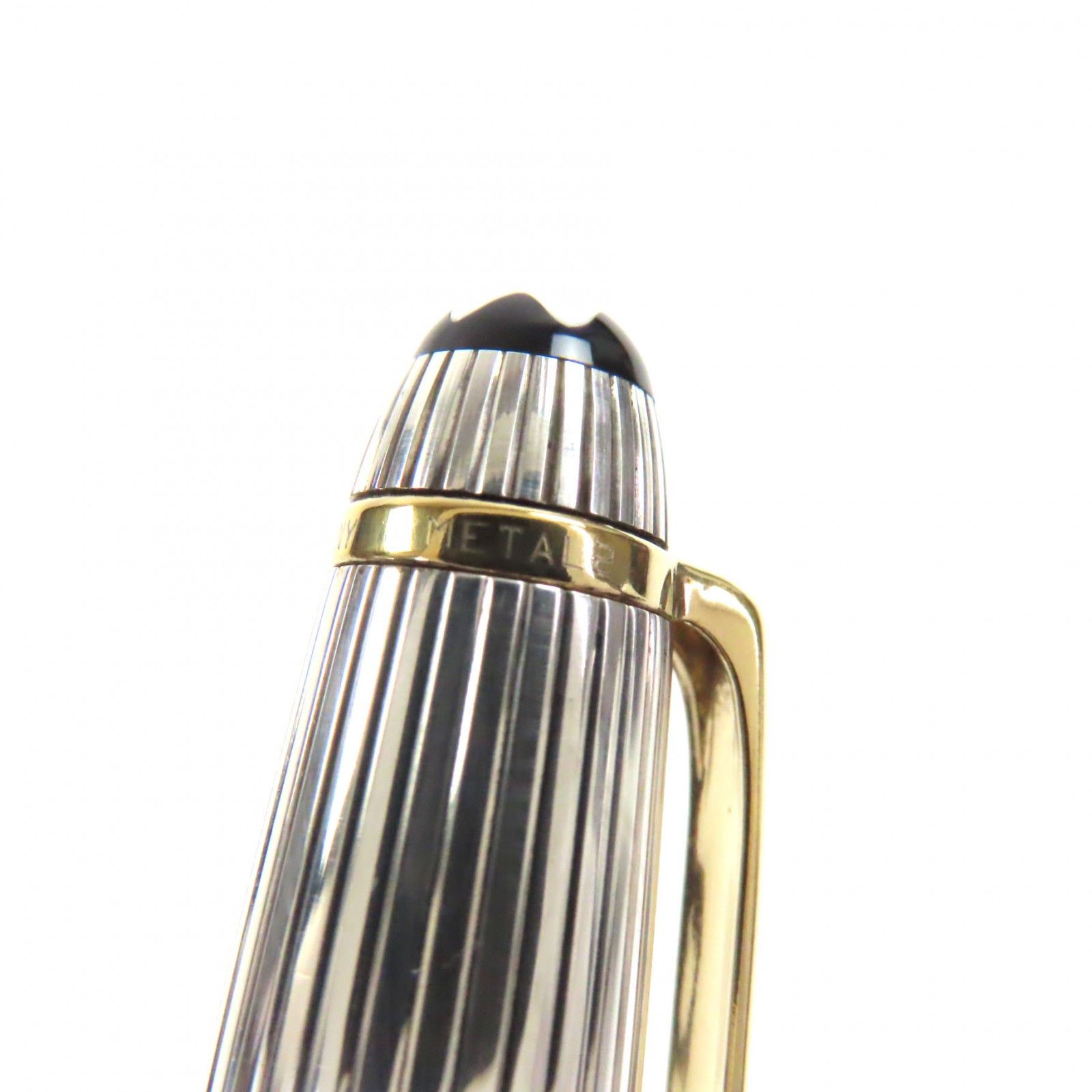 Montblanc Montblanc Montblanc Solitaire Au750 Silver Au750 Gold Fountain Pen Metal Pen DUTY FREE for USA Size ONE SIZE - 12 Thumbnail