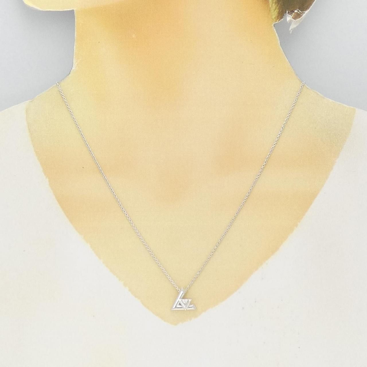 Louis Vuitton Louis Vuitton Louis Vuitton Volt One PM 750 White Gold Necklace Metal Necklace Q93806 DUTY FREE for USA Size ONE SIZE - 6 Thumbnail