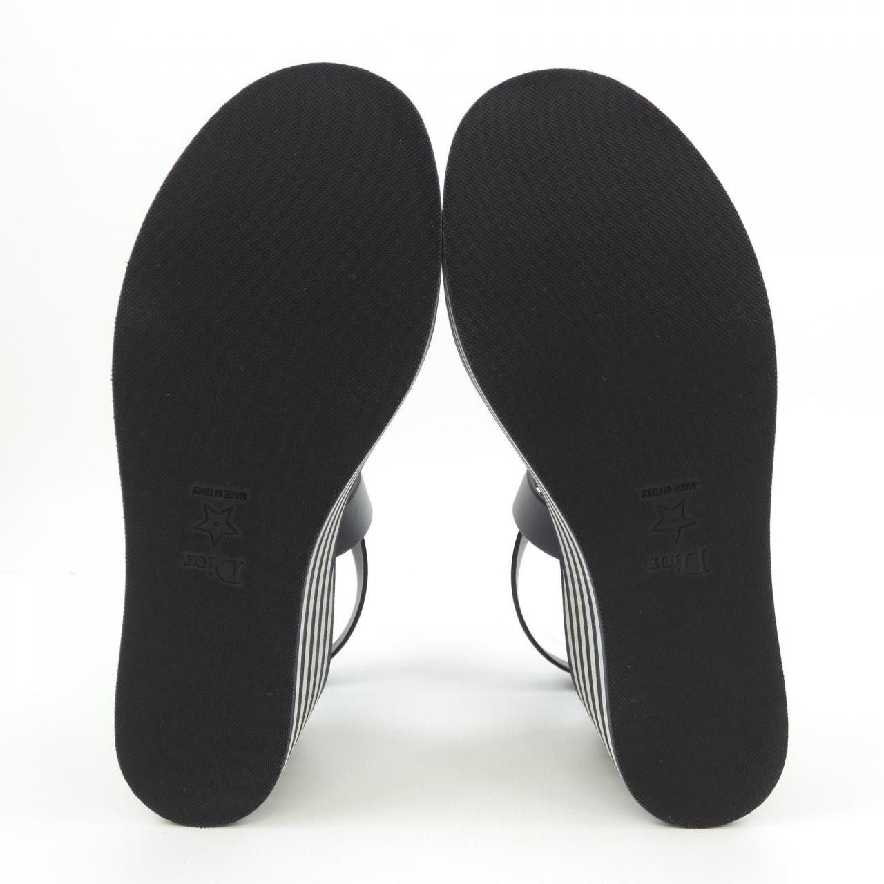 Dior Dior Christian Dior Embroidery Cotton Sandals Cotton Shoes KCO270ERC DUTY FREE for USA Size ONE SIZE - 4 Thumbnail