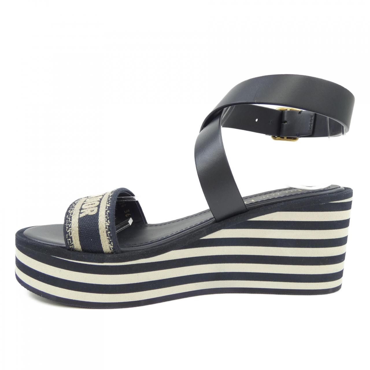 Dior Dior Christian Dior Embroidery Cotton Sandals Cotton Shoes KCO270ERC DUTY FREE for USA Size ONE SIZE - 2 Thumbnail