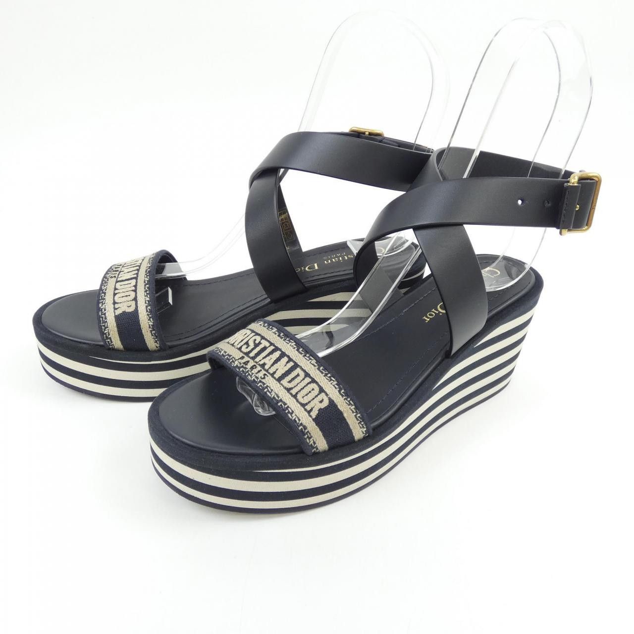 Dior Dior Christian Dior Embroidery Cotton Sandals Cotton Shoes KCO270ERC DUTY FREE for USA Size ONE SIZE - 3 Thumbnail