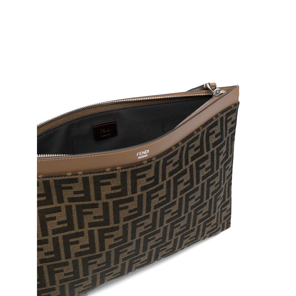 Fendi Fendi BROWN Clutch Bags Size ONE SIZE - 3 Thumbnail