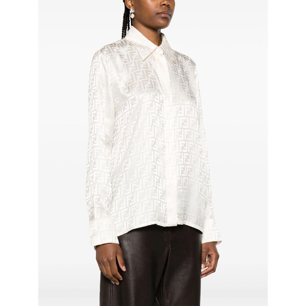Fendi Fendi NEUTRALS Tops - Shirts Size S / US 4 / IT 40 - 3 Thumbnail