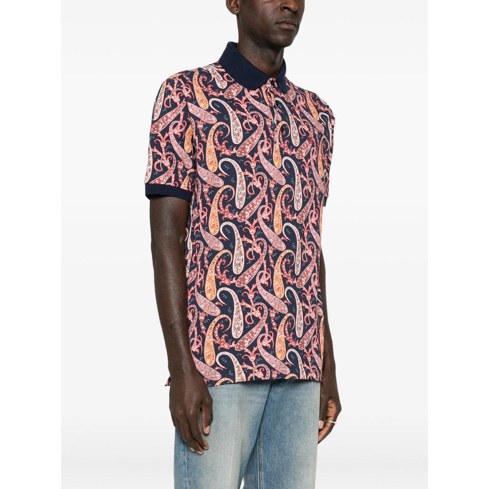 Etro Etro BLUE Polo Shirts Size US XL / EU 56 / 4 - 3 Thumbnail