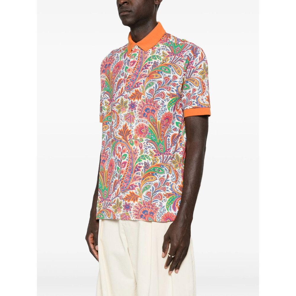 Etro Etro ORANGE Polo Shirts Size US L / EU 52-54 / 3 - 2 Thumbnail