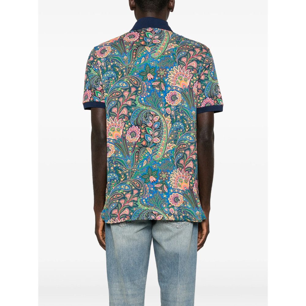 Etro Etro BLUE Polo Shirts Size US L / EU 52-54 / 3 - 4 Thumbnail