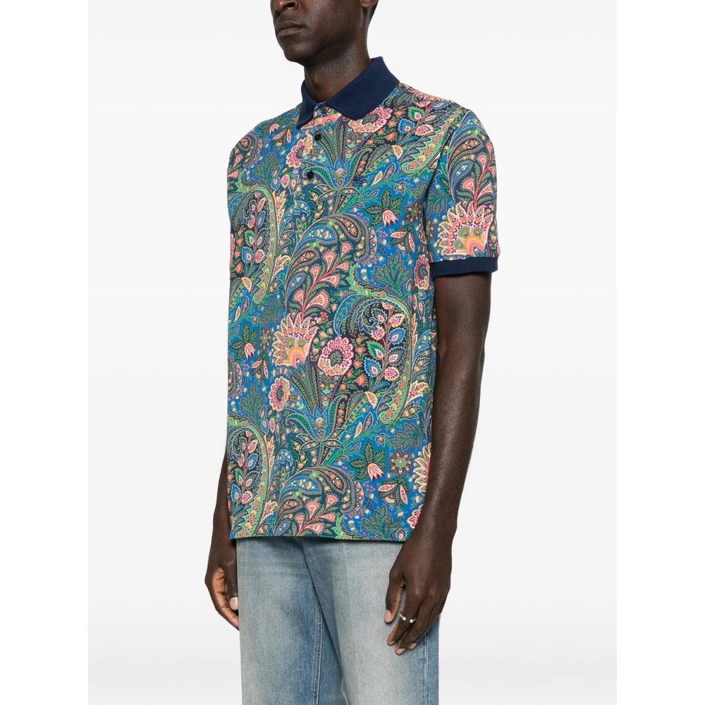Etro Etro BLUE Polo Shirts Size US M / EU 48-50 / 2 - 3 Thumbnail
