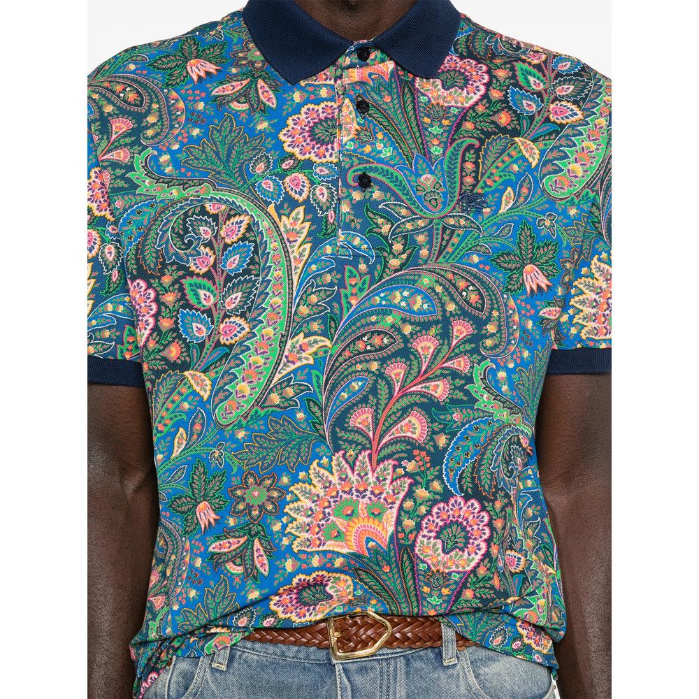 Etro Etro BLUE Polo Shirts Size US M / EU 48-50 / 2 - 5 Thumbnail