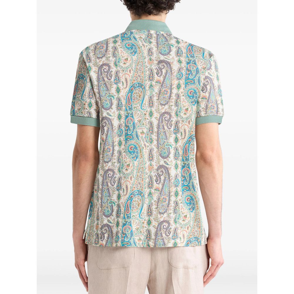Etro Etro NEUTRALS Polo Shirts Size US XXL / EU 58 / 5 - 2 Thumbnail