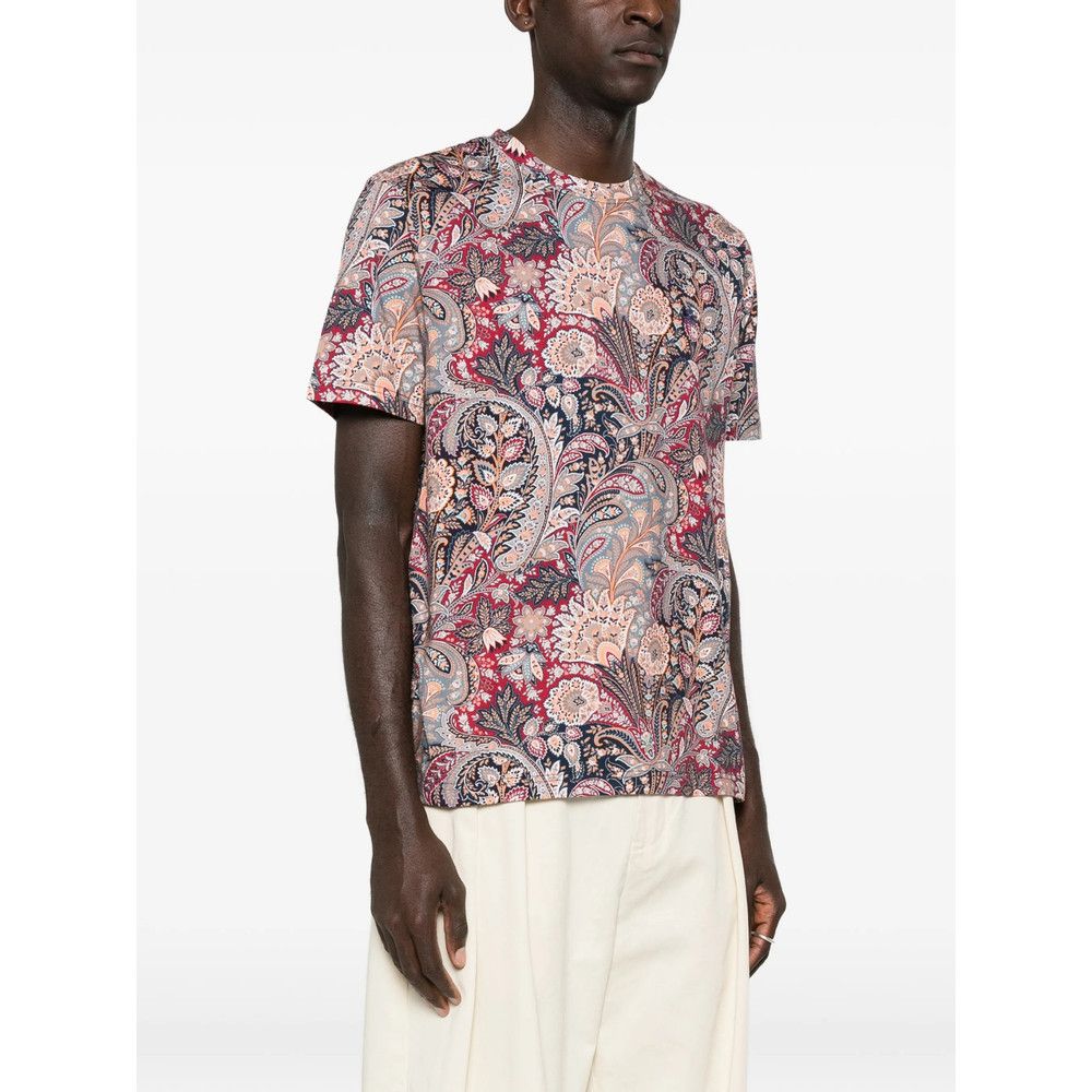 Etro Etro RED T-Shirts & Vests - T-Shirts Size US L / EU 52-54 / 3 - 2 Thumbnail