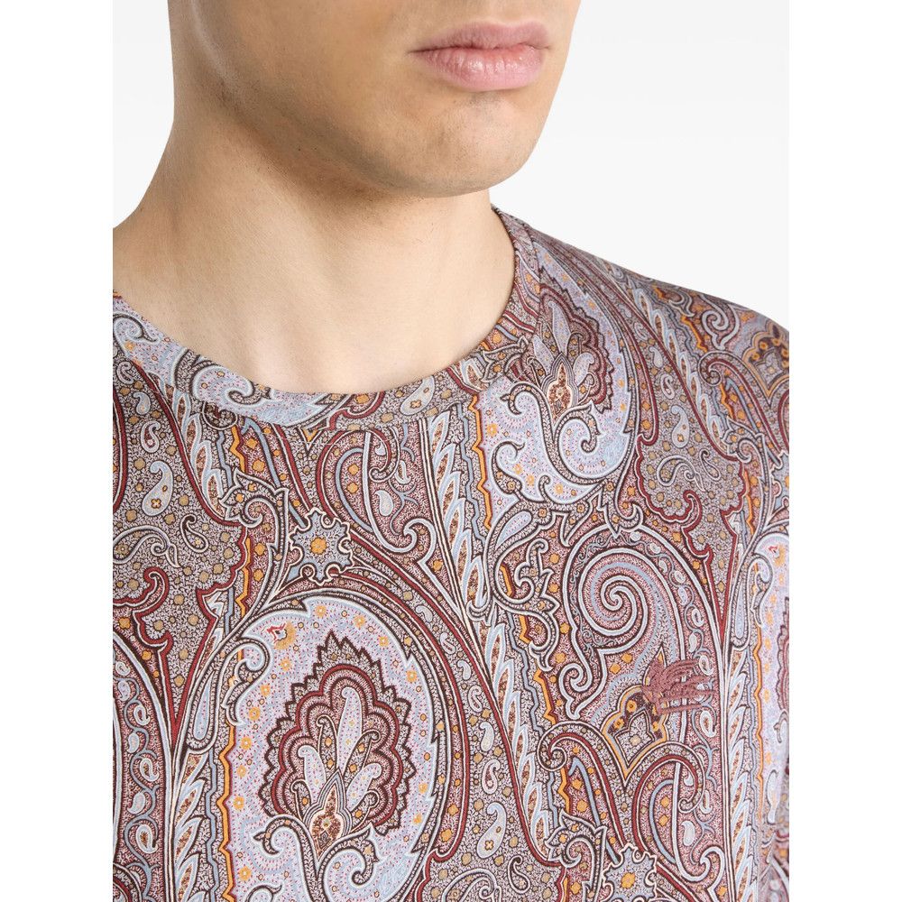 Etro Etro BROWN T-Shirts & Vests - T-Shirts Size US XXL / EU 58 / 5 - 3 Thumbnail