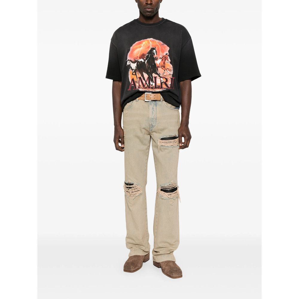 Amiri Amiri NEUTRALS Denim - Bootcut Jeans Size US 30 / EU 46 - 4 Thumbnail