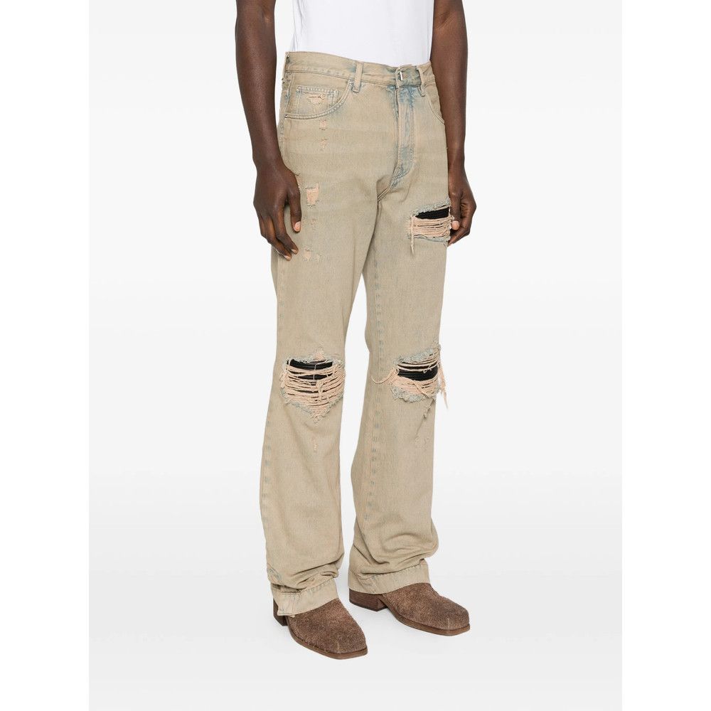 Amiri Amiri NEUTRALS Denim - Bootcut Jeans Size US 34 / EU 50 - 2 Thumbnail