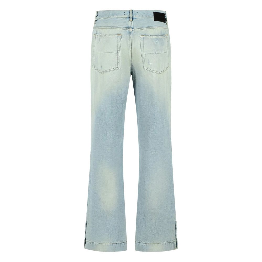 Amiri Amiri BLUE Denim - Wide-Leg Jeans Size US 33 - 3 Thumbnail