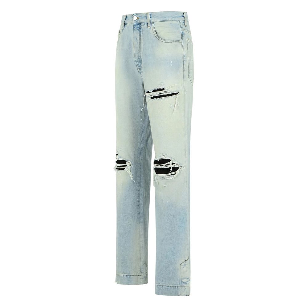 Amiri Amiri BLUE Denim - Wide-Leg Jeans Size US 33 - 2 Thumbnail
