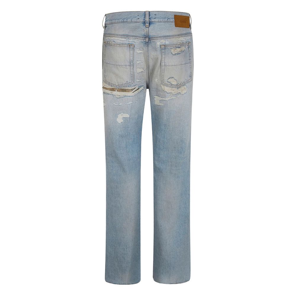 Amiri Amiri BLUE Denim - Regular & Straight-Leg Jeans Size US 31 - 3 Thumbnail
