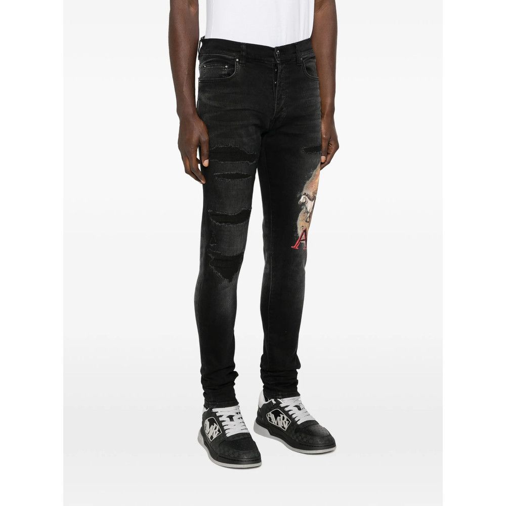 Amiri Amiri BLACK Denim - Skinny Jeans Size US 36 / EU 52 - 3 Thumbnail