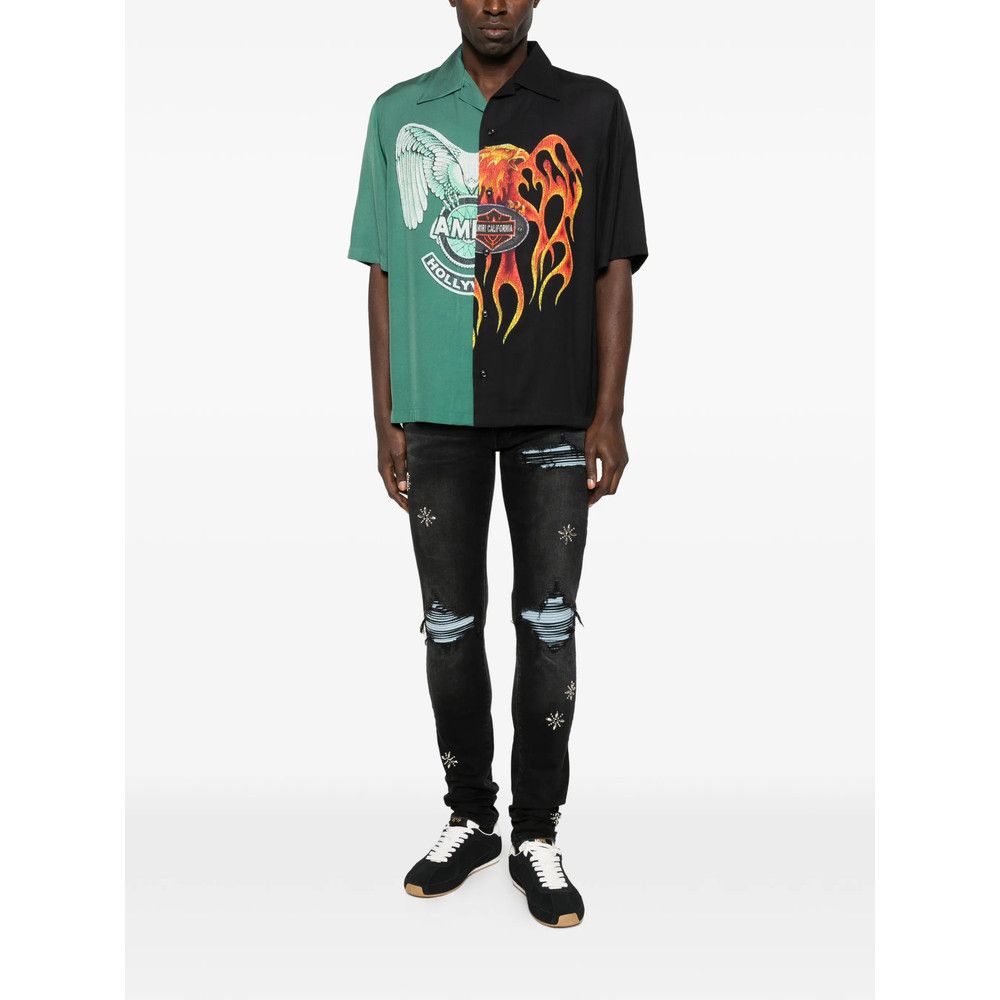 Amiri Amiri GREEN Shirts Size US XL / EU 56 / 4 - 4 Thumbnail