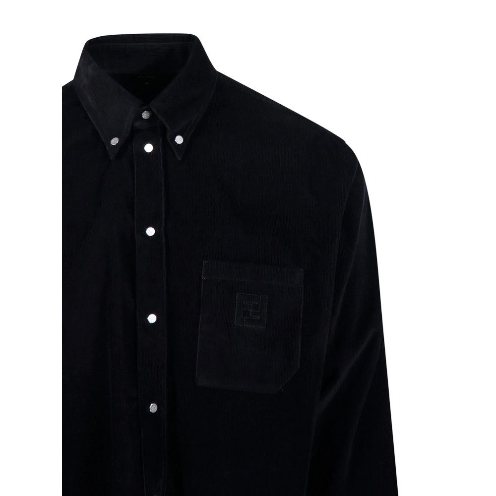 Fendi Fendi BLACK Shirts Size US M / EU 48-50 / 2 - 2 Thumbnail