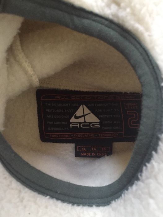 Nike ACG RARE Vintage Nike ACG Ski Mask Fleece Sweater late 90's Grailed