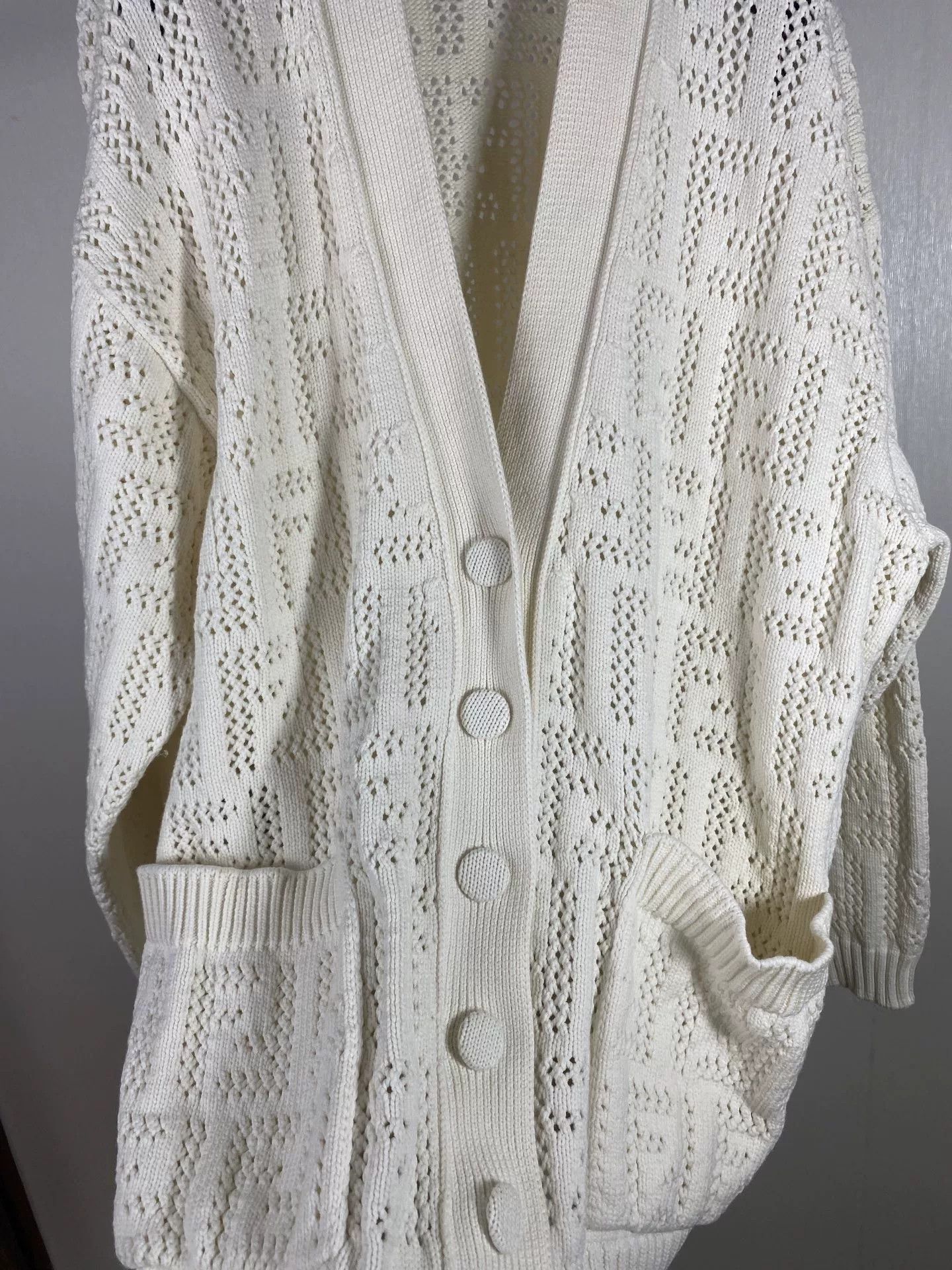 Fendi Fendi Perforated Logo Cardigan Size US XL / EU 56 / 4 - 5 Thumbnail