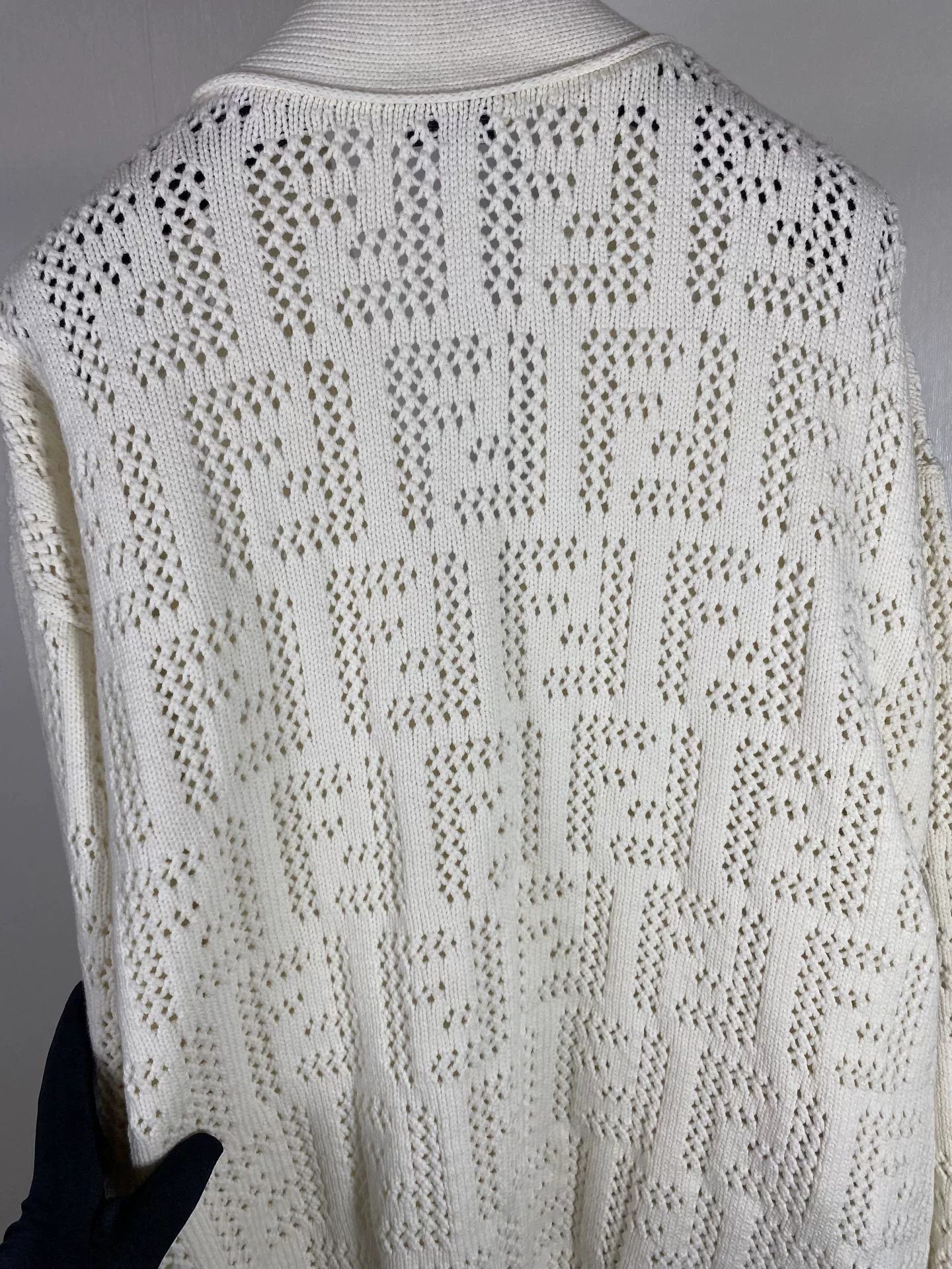Fendi Fendi Perforated Logo Cardigan Size US XL / EU 56 / 4 - 3 Thumbnail