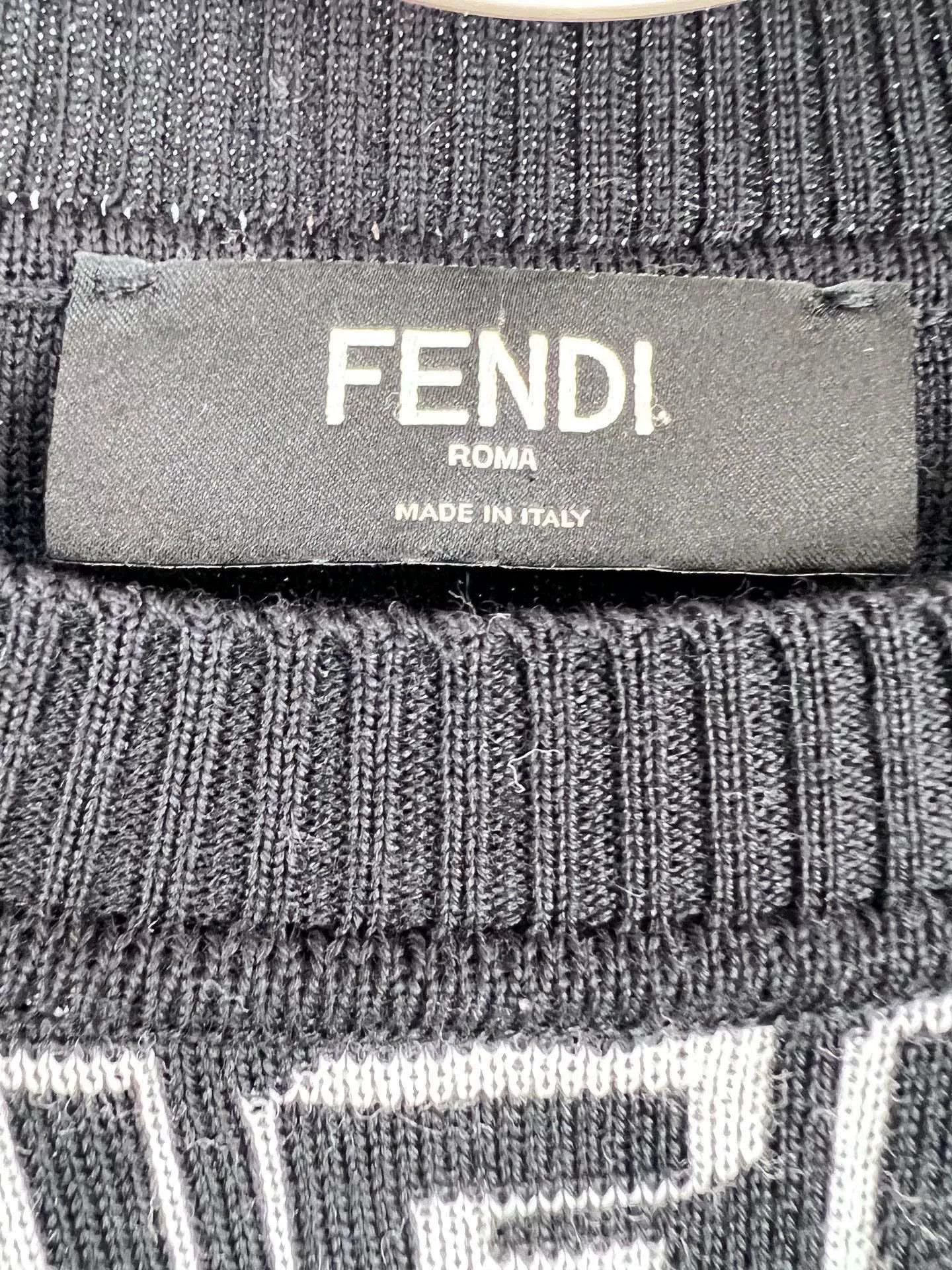 Fendi FENDI Double F Print Crewneck Sweater Size US M / EU 48-50 / 2 - 3 Thumbnail