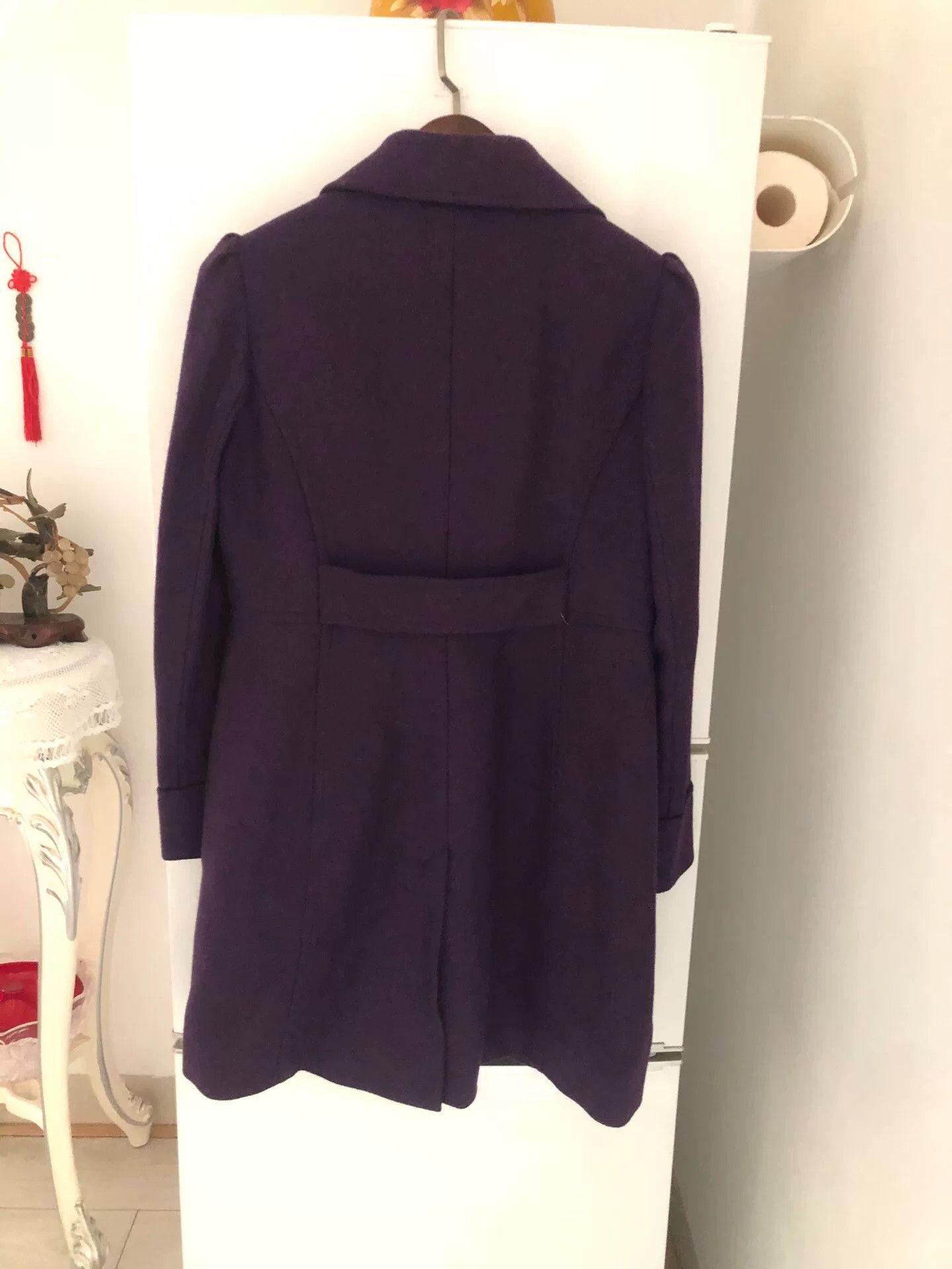 Valentino Red Valentino Purple Wool Coat Size US XS / EU 42 / 0 - 2 Thumbnail
