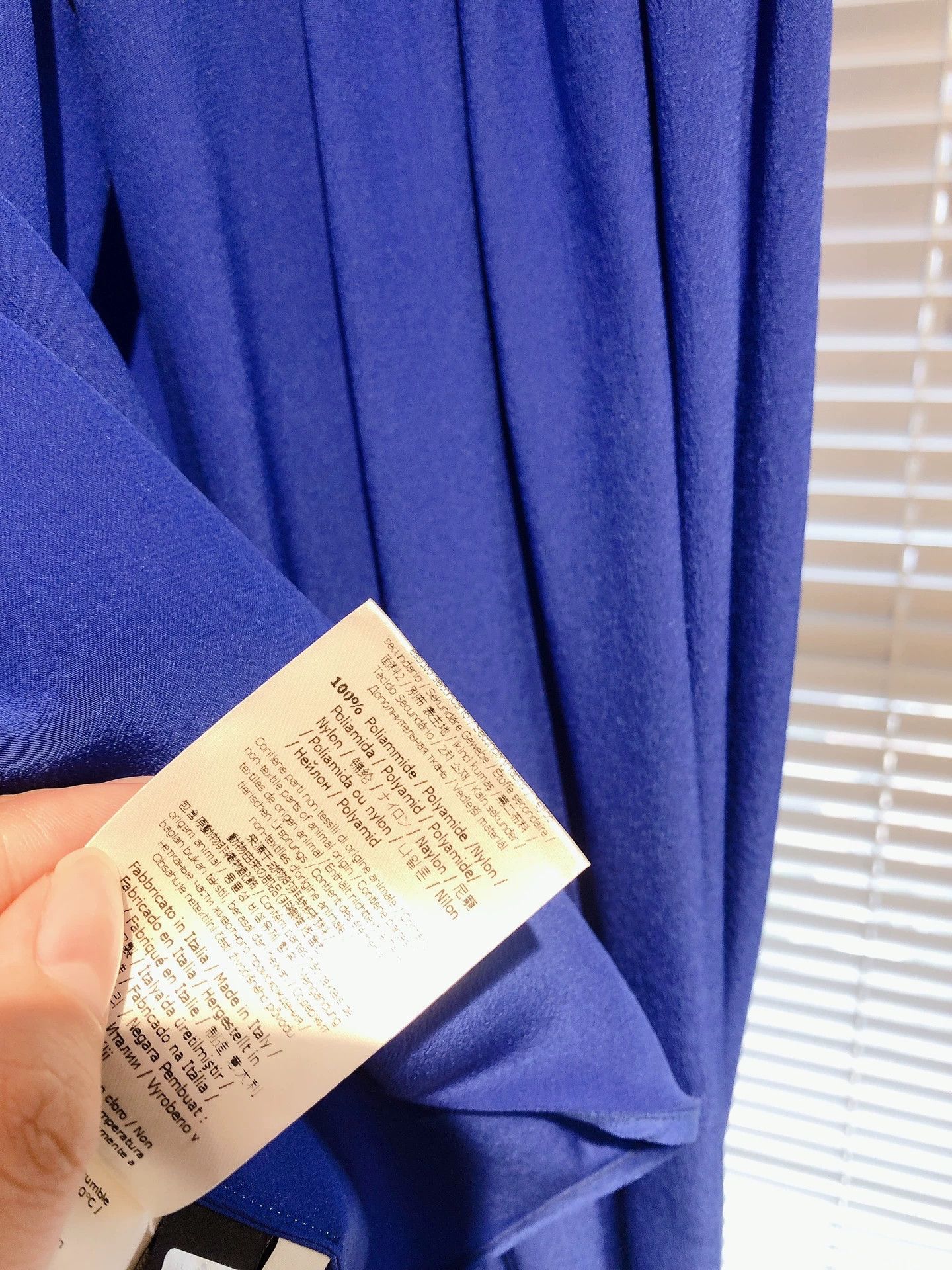Fendi FENDI Blue Silk Panel Lantern Sleeve Top Size US S / EU 44-46 / 1 - 9 Thumbnail