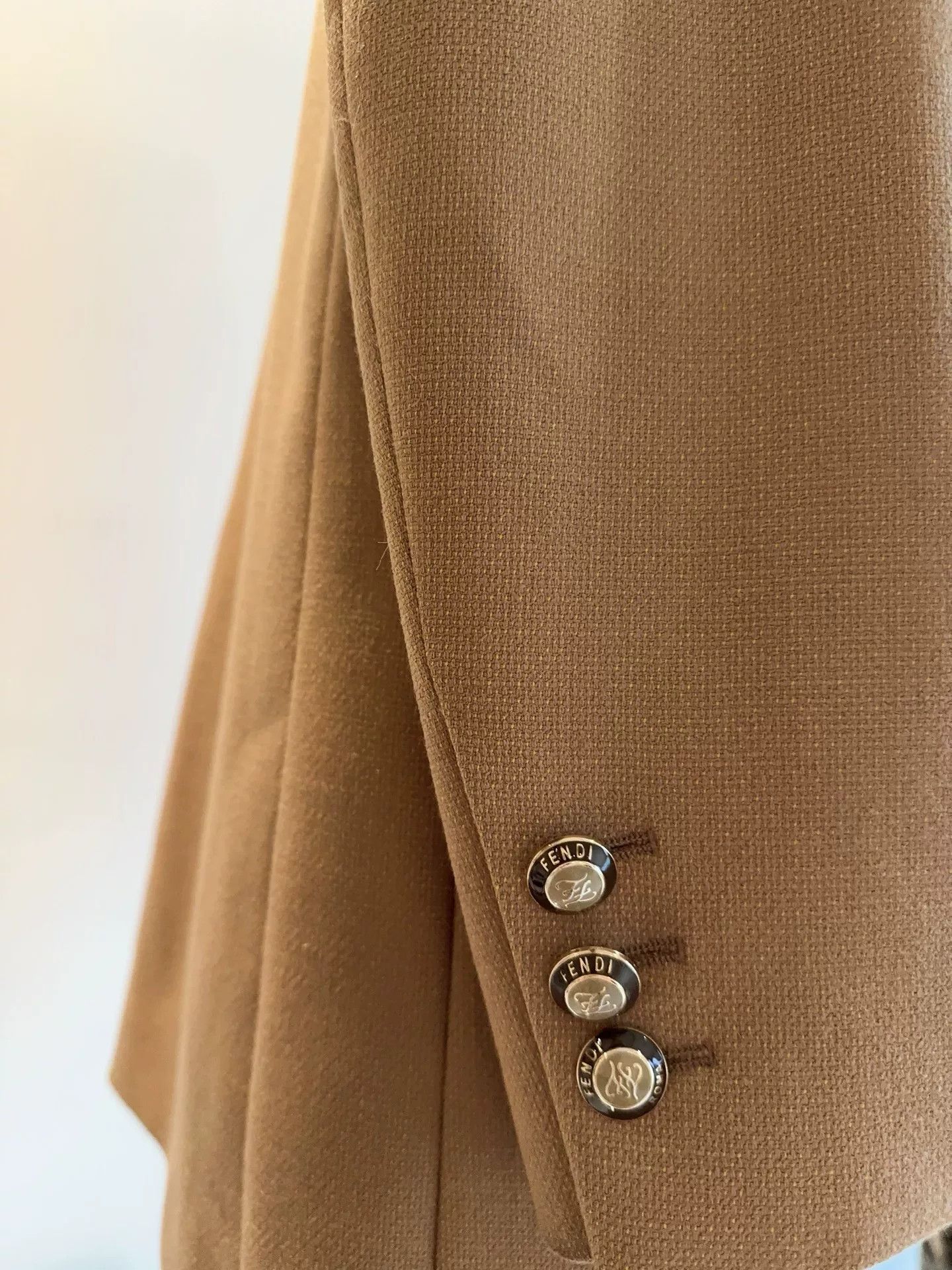 Fendi Fendi Runway Double-Breasted Wool Blazer Size US L / EU 52-54 / 3 - 4 Thumbnail